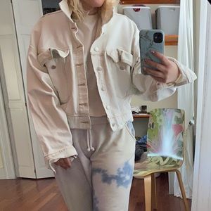Oversized denim jacket